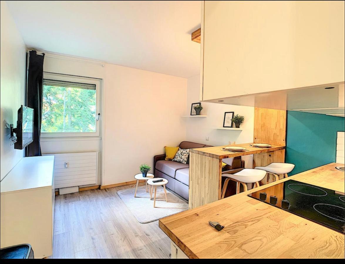 Centre Saint-Gervais Studio Vert Moderne 2 Pers Proche Telecabine Exterior foto